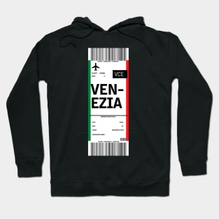 Boarding pass for Venice Hoodie